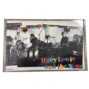 Huey Lewis and the News Hard At Play Cassette 1991 EMI E4-93355